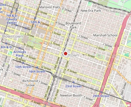 Map showing The Waterboy