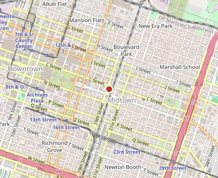 Map showing Mulvaney's B&L