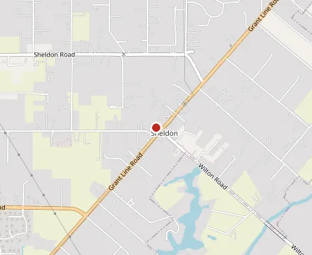 Map showing Sheldon Inn