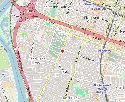 Map showing Masullo
