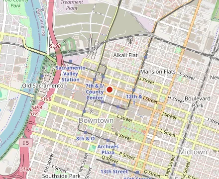 Map showing La Cosecha by Mayahuel