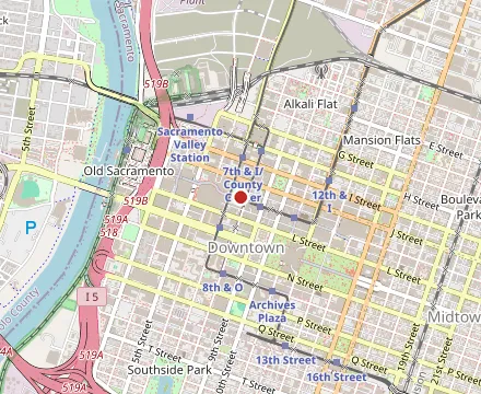 Map showing Butcher and Barrel