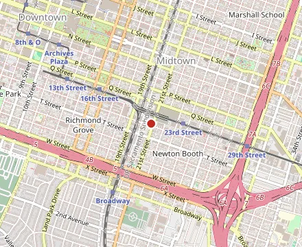 Map showing Localis