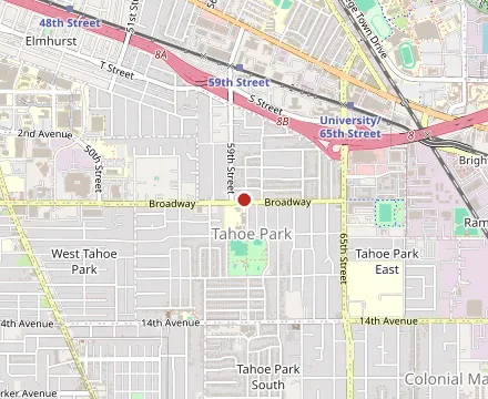 Map showing Bacon & Butter