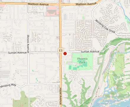 Map showing Dad's Kitchen