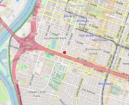 Map showing Binchoyaki Izakaya Dining