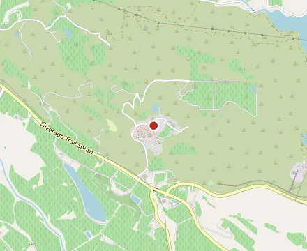 Map showing Auberge du Soleil