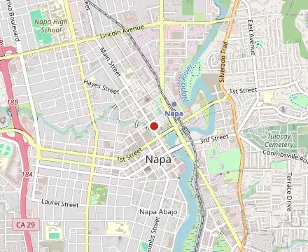 Map showing Cole's Chop House