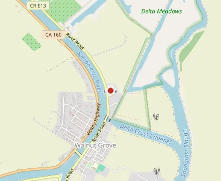 Map showing Al the Wop's