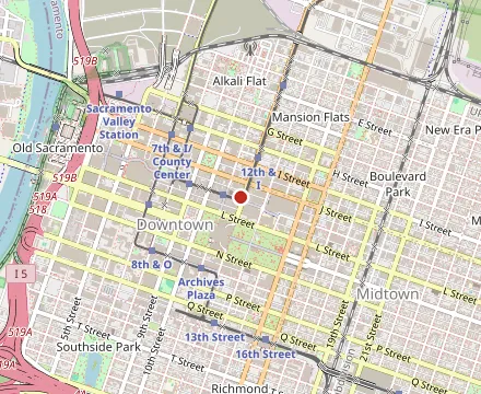 Map showing Ella Dining Room & Bar